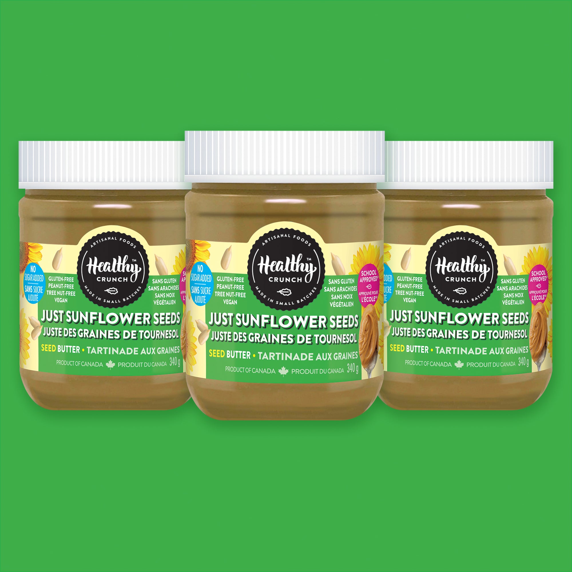 Just Sunflower Seed Butter (No Sugar Added)