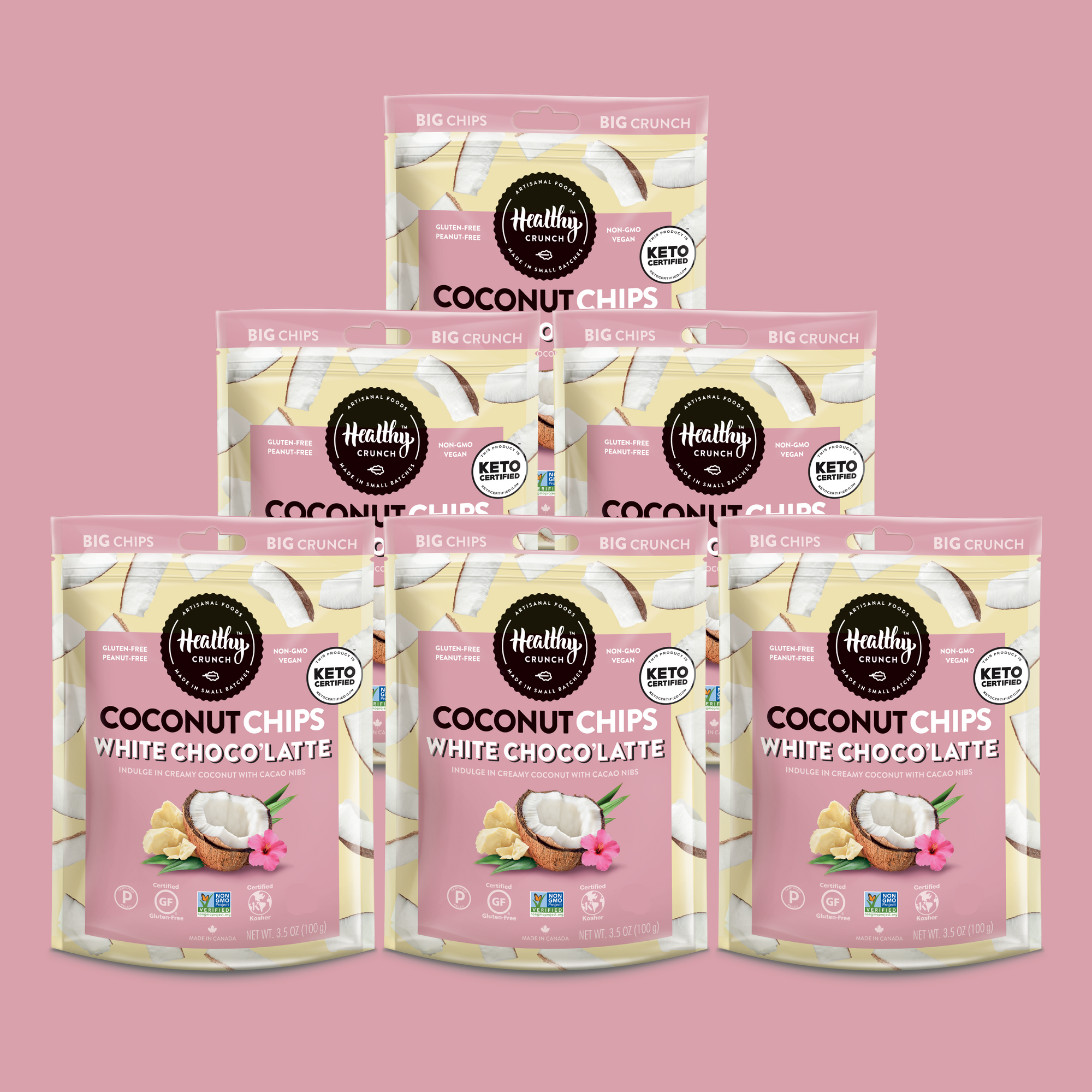 White Choco'Latte Coconut Chips