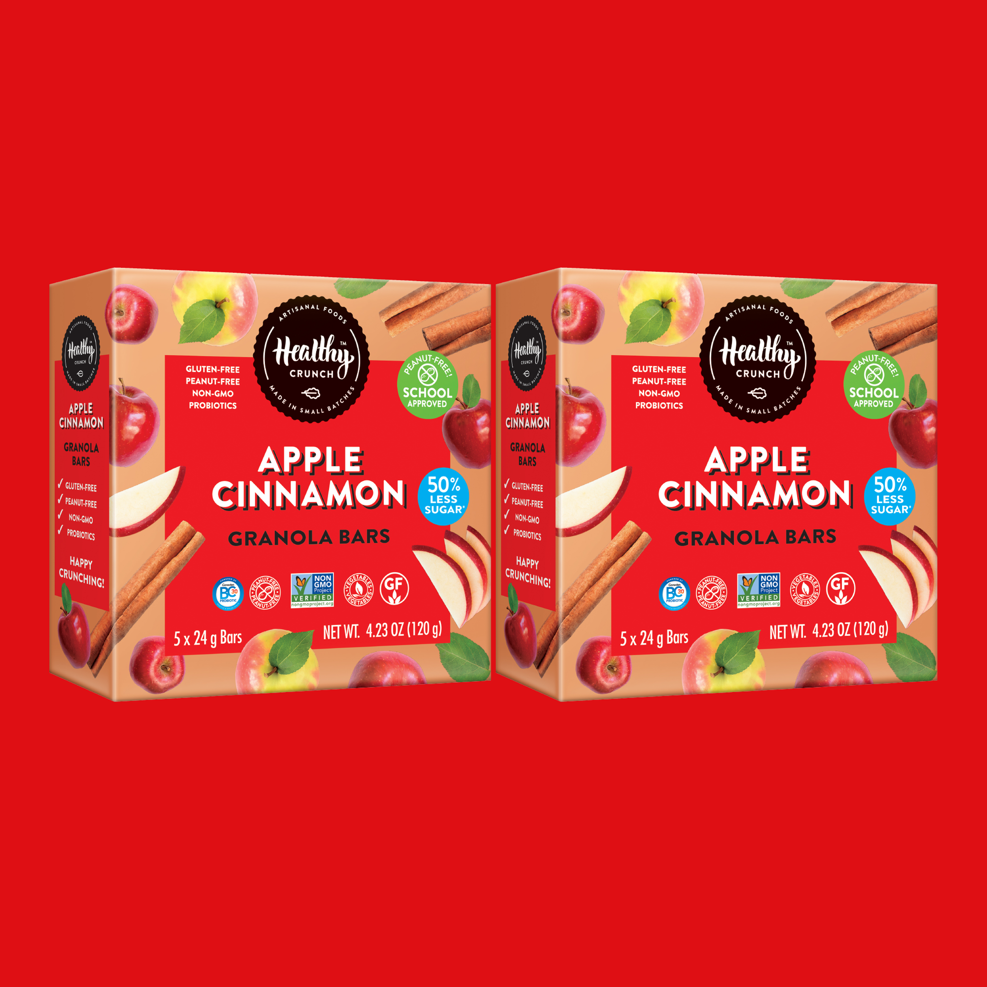 Apple Cinnamon Granola Bars