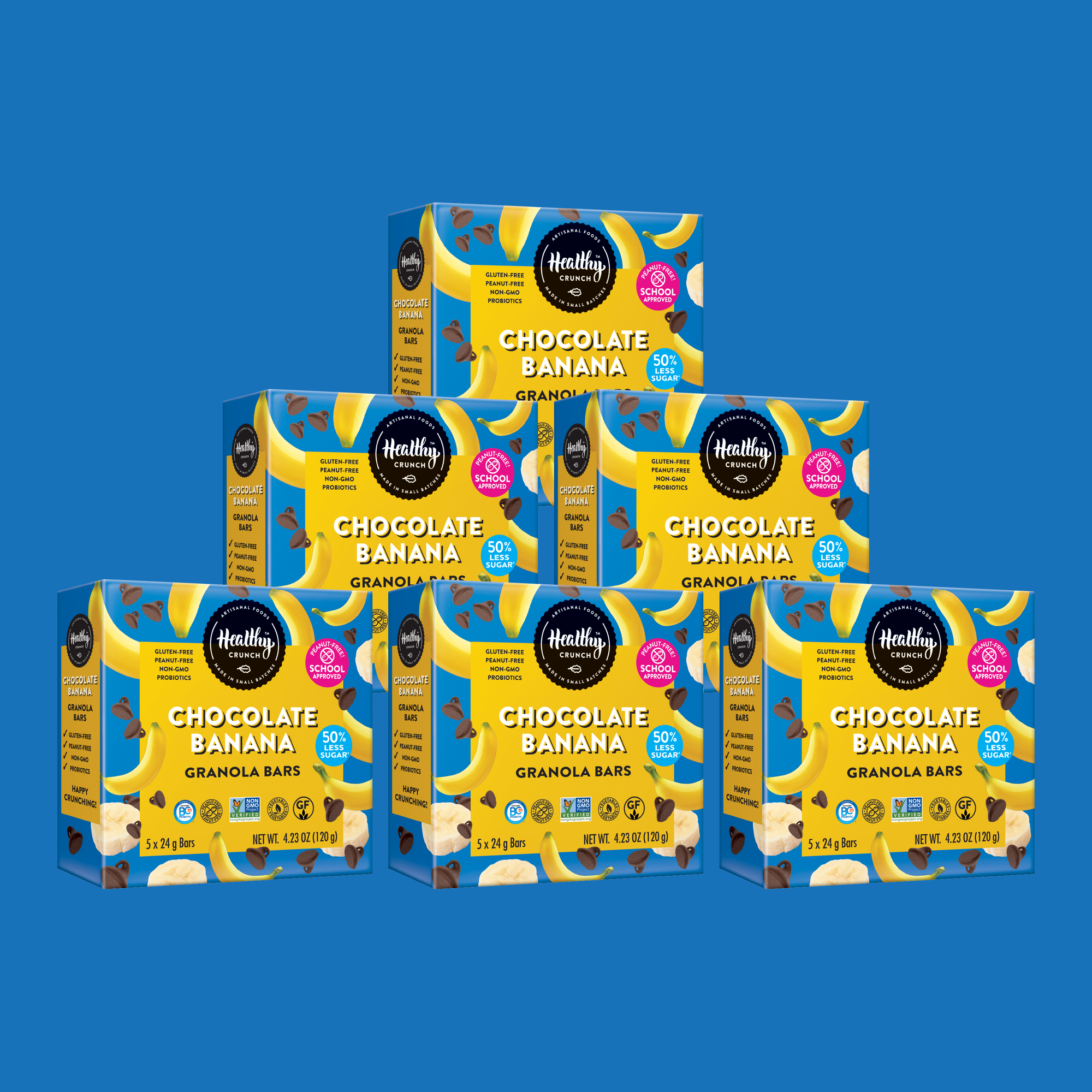 Chocolate Banana Granola Bars