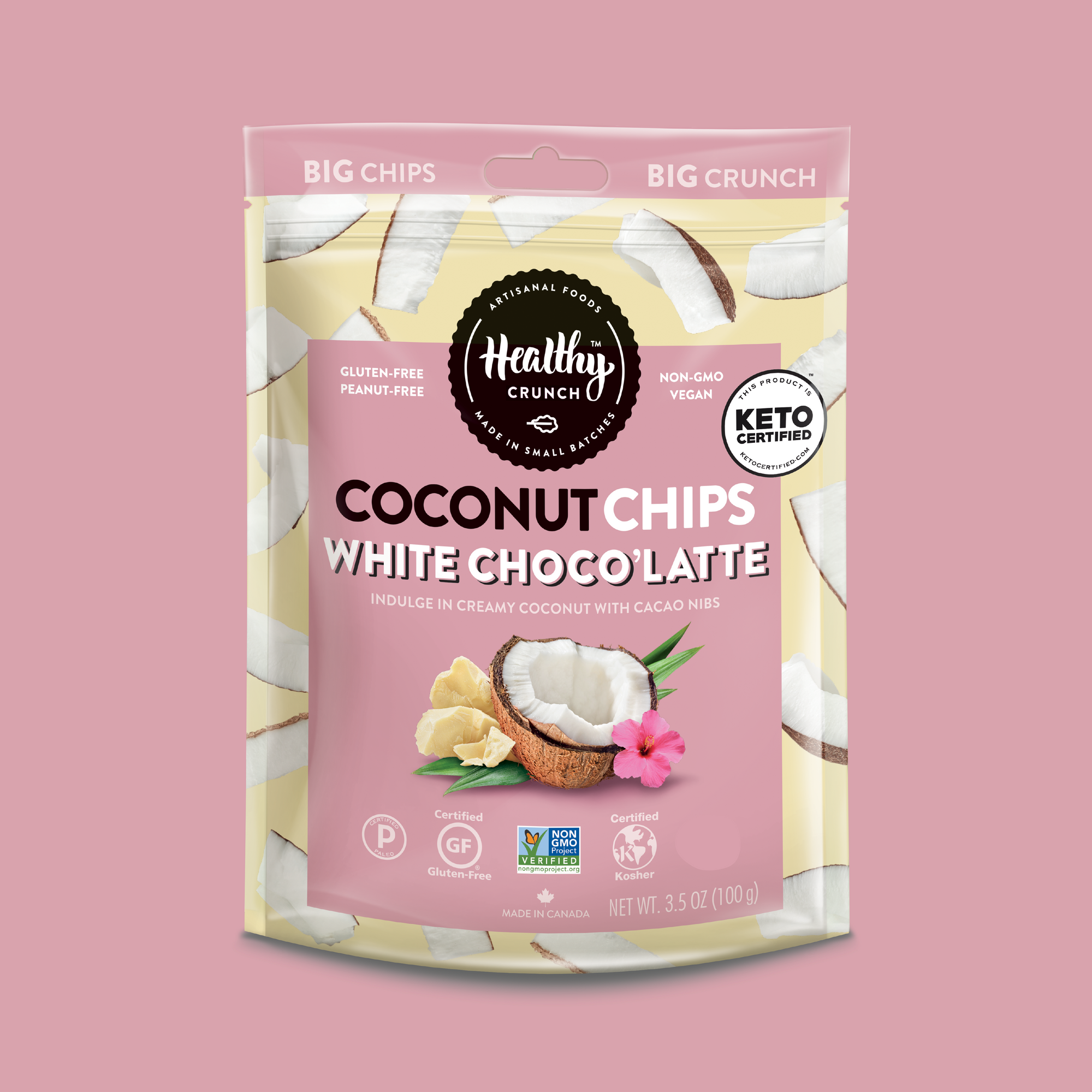 White Choco'Latte Coconut Chips