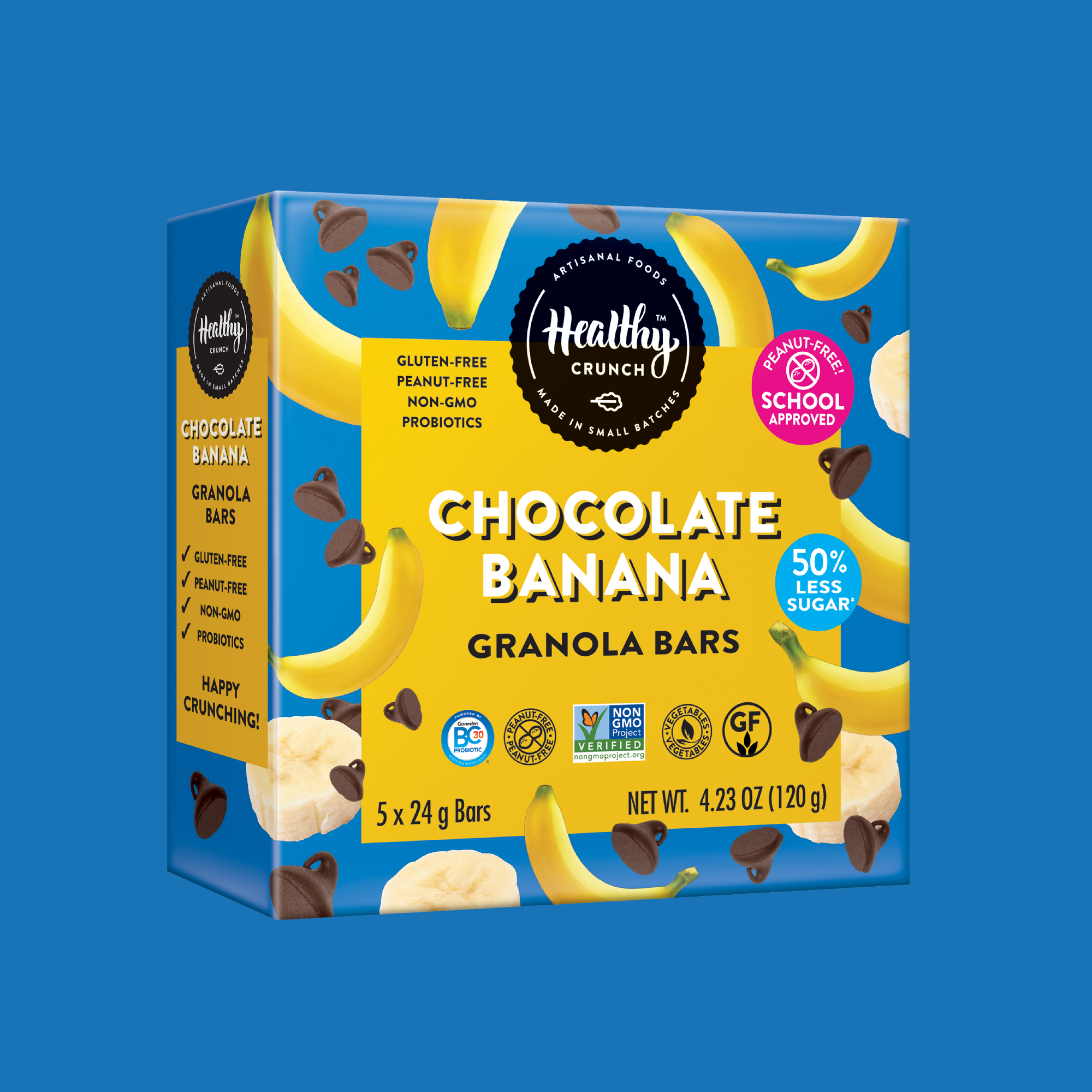 Chocolate Banana Granola Bars