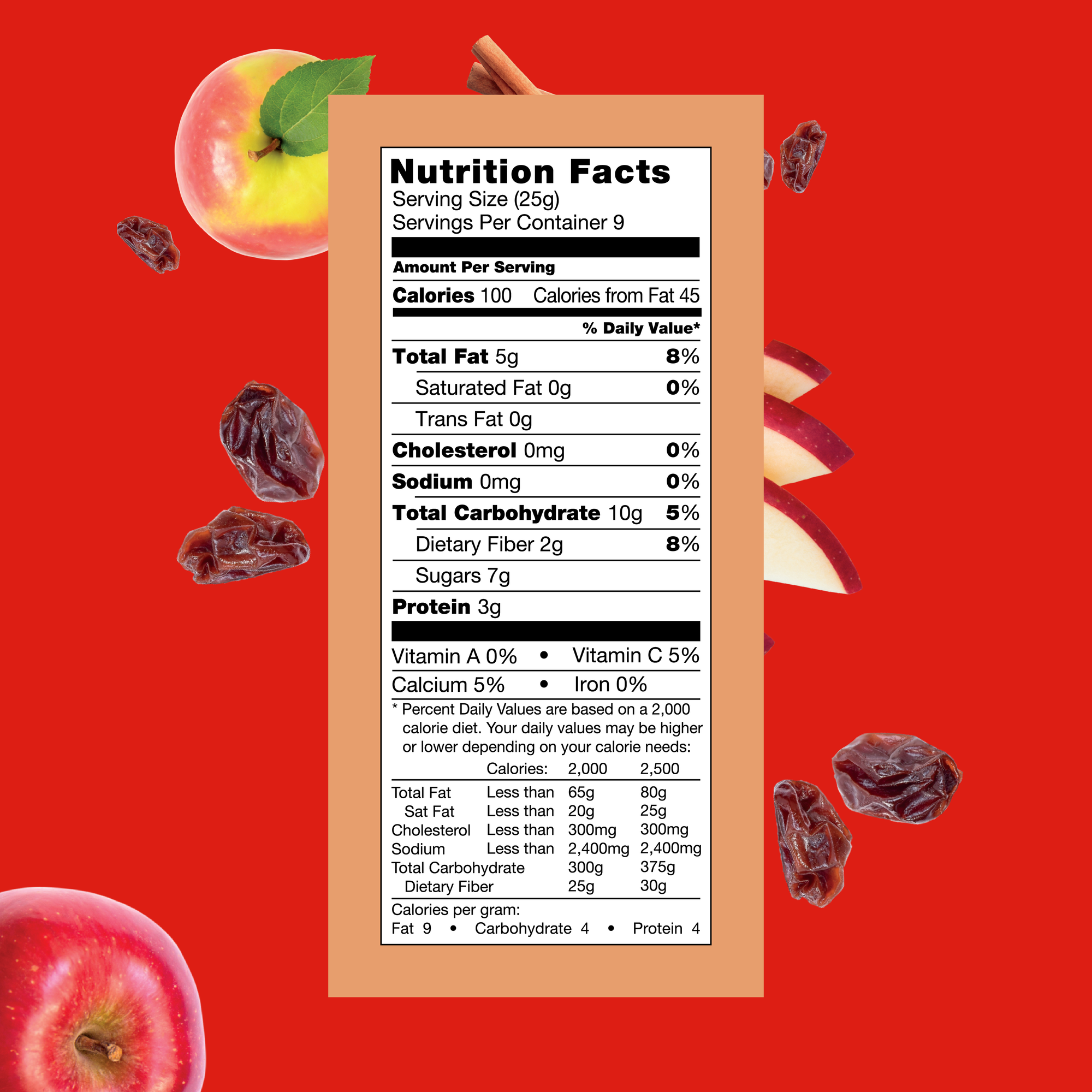 Apple Raisin Trail Mix