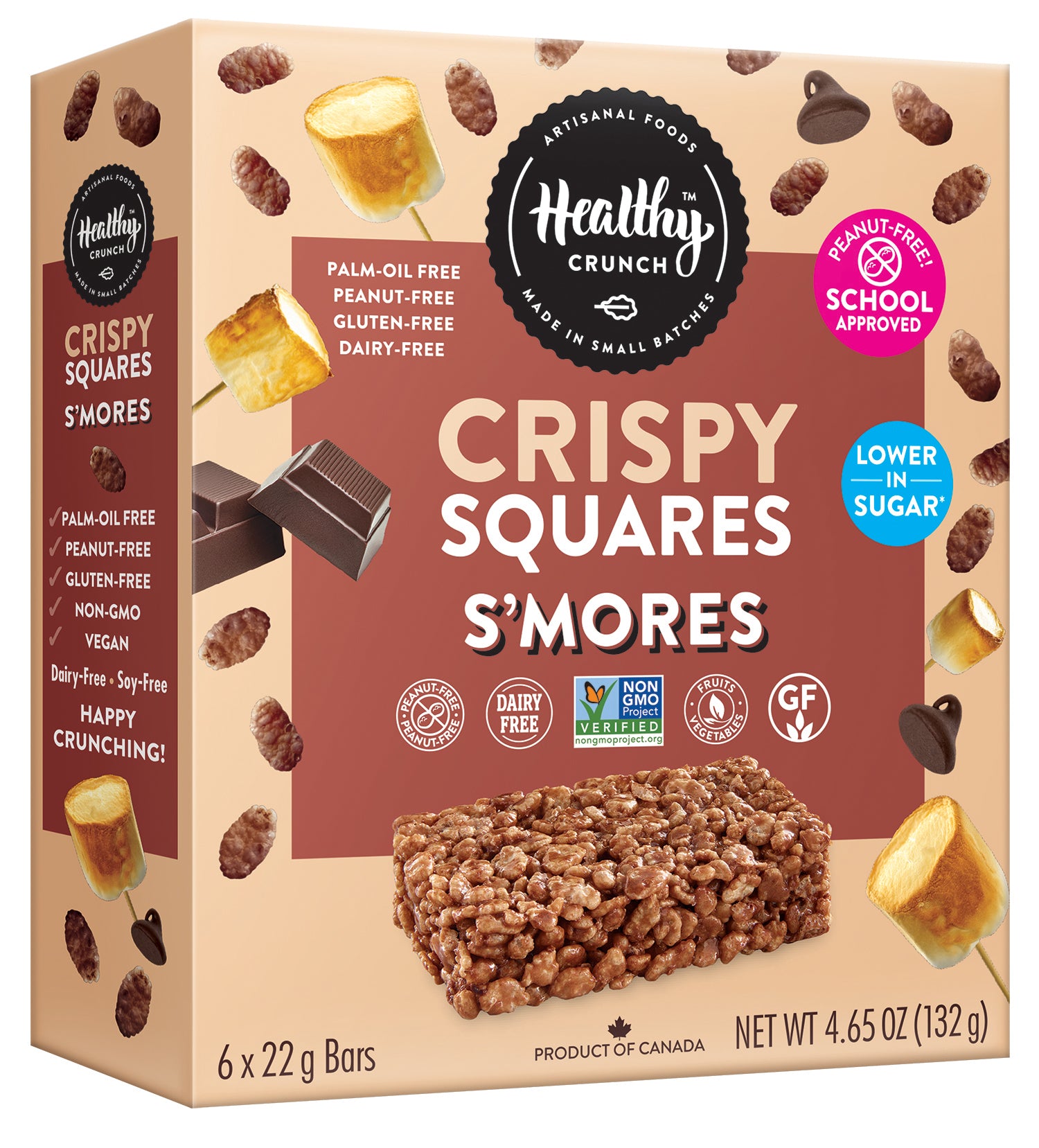 S'mores Crispy Squares