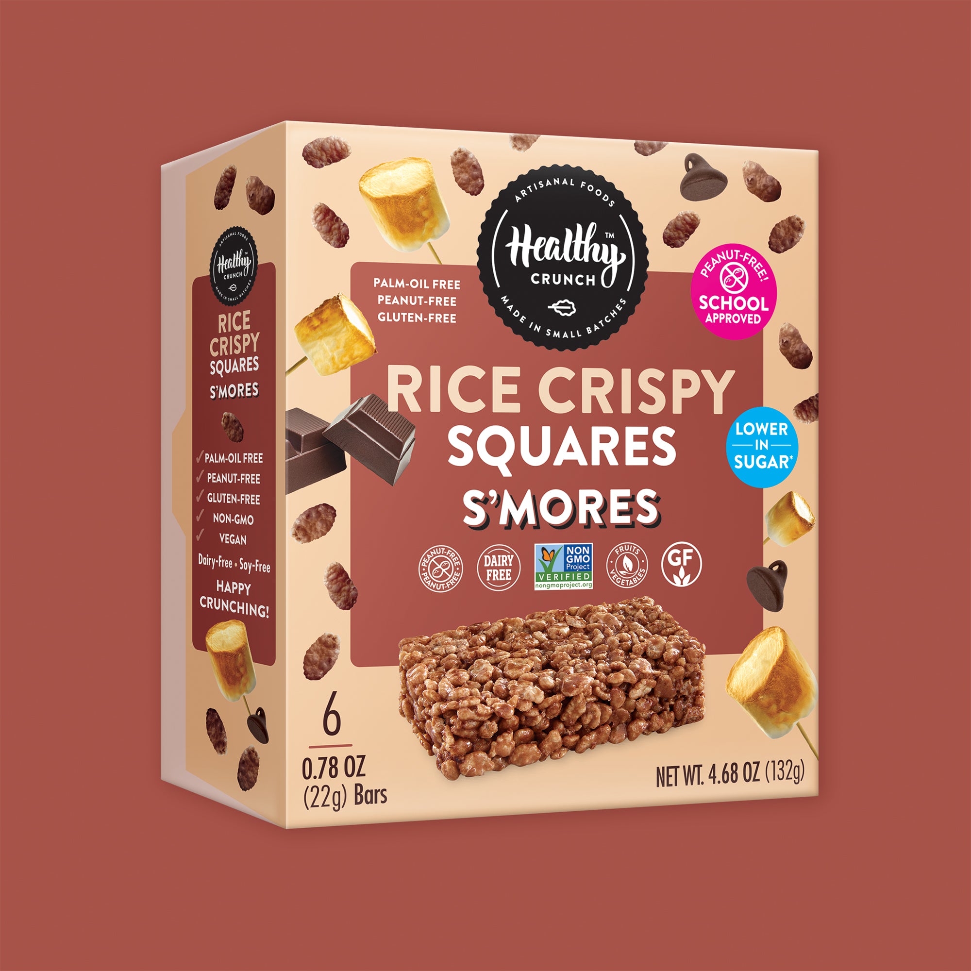 S'mores Crispy Squares