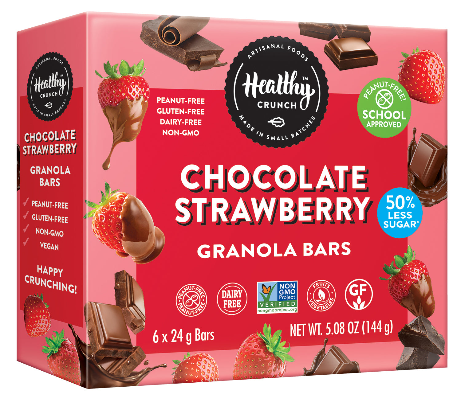 Strawberry Chocolate School Approved® Granola Bars