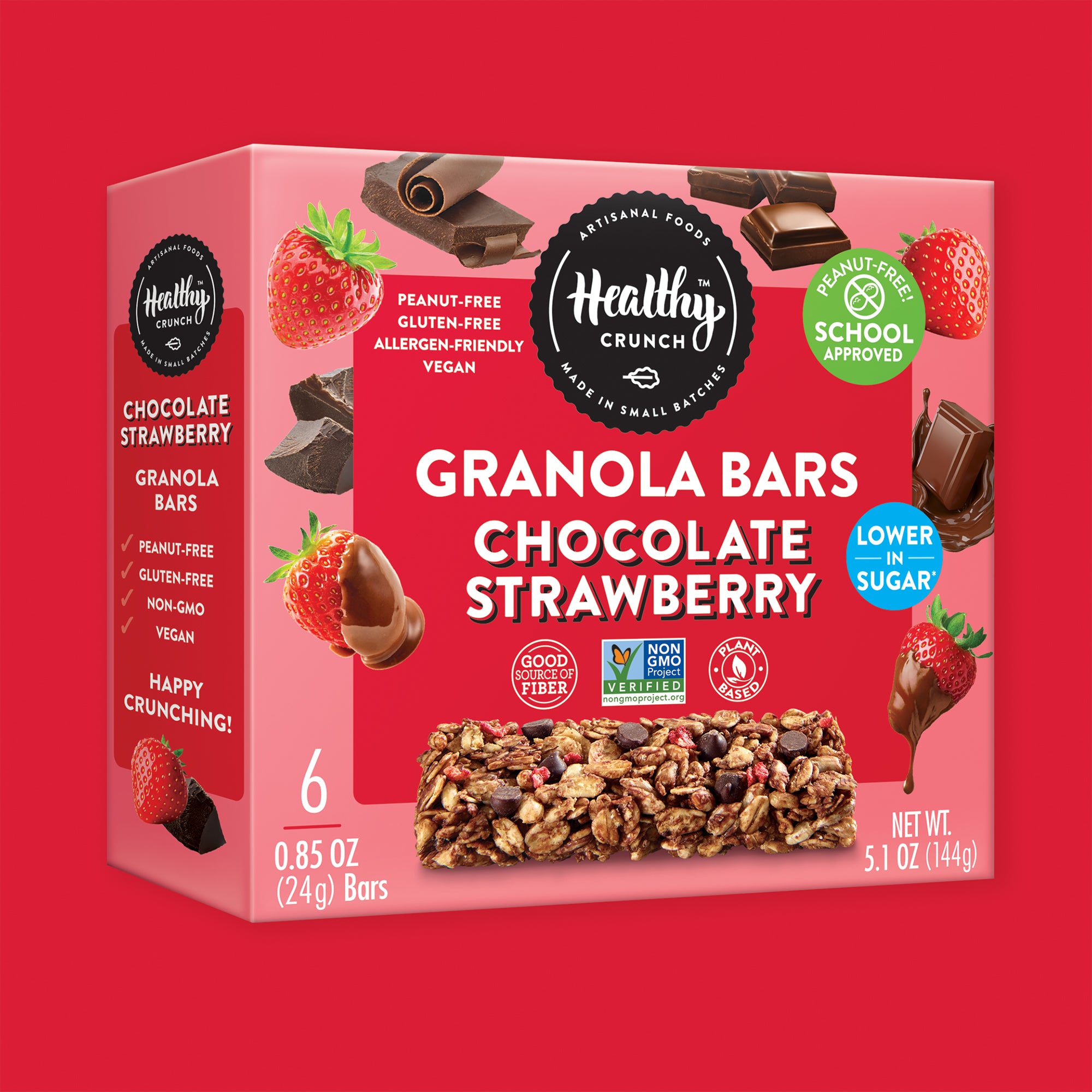 Strawberry Chocolate School Approved® Granola Bars