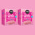 Barbie Pink Birthday Cake Crispy Squares