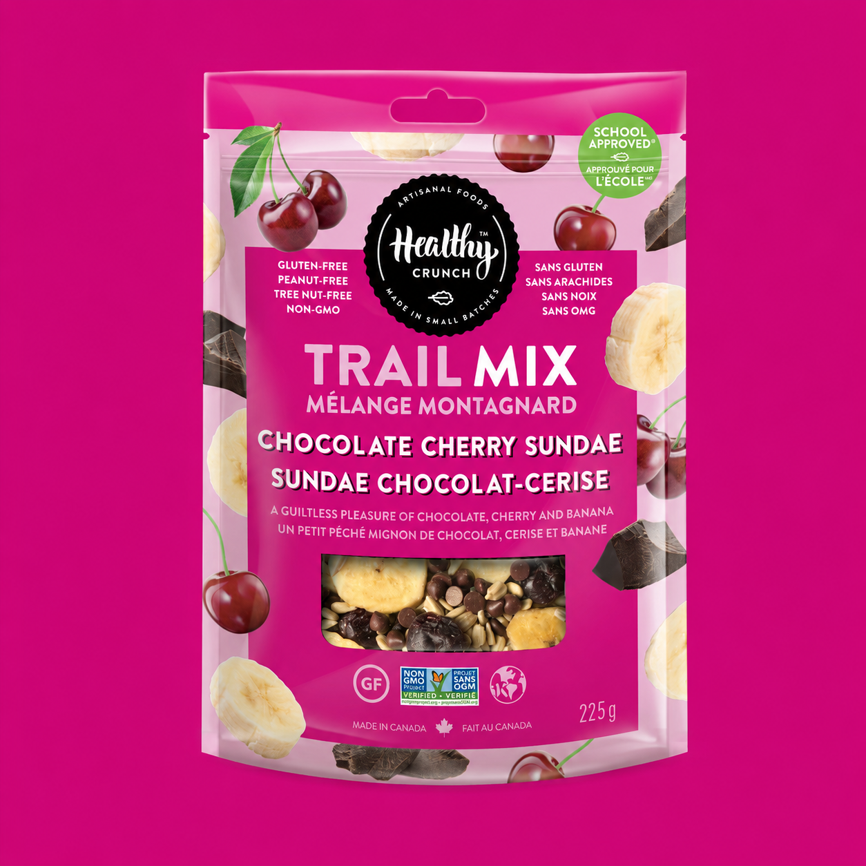 Chocolate Cherry Sundae Trail Mix
