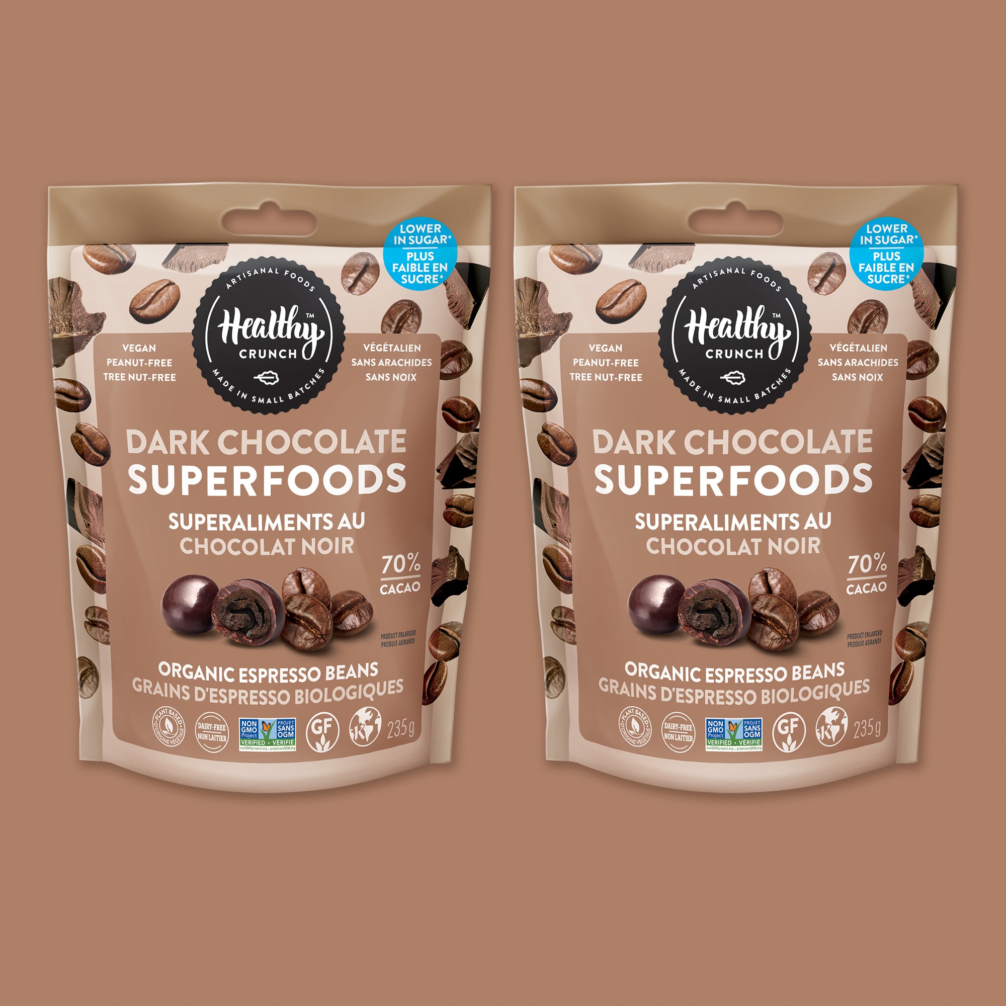 Organic Espresso Coffee Dark Chocolate Superfoods