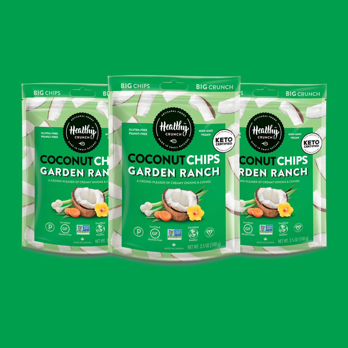 Garden Ranch Coconut Chips