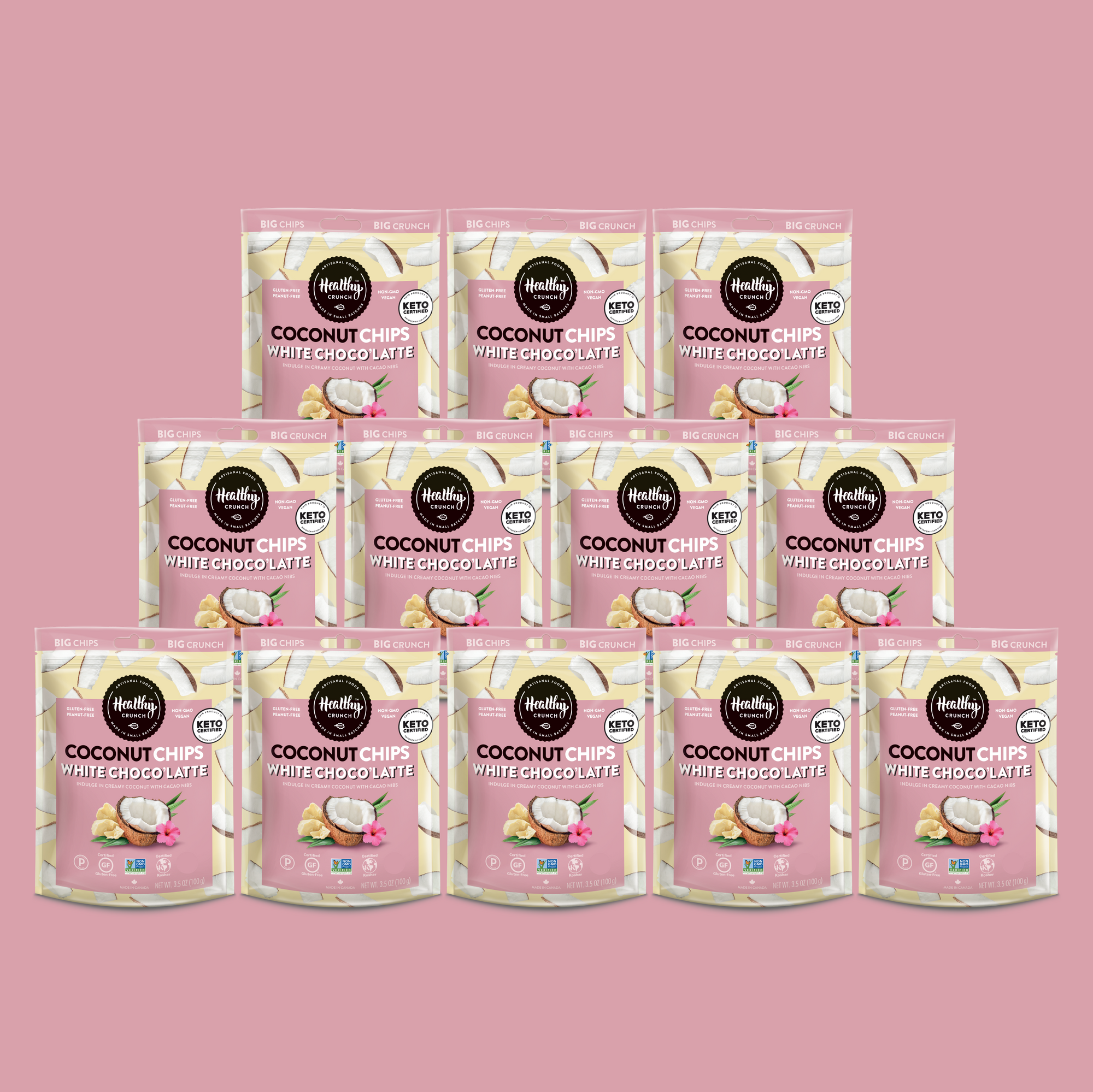 White Choco'Latte Coconut Chips