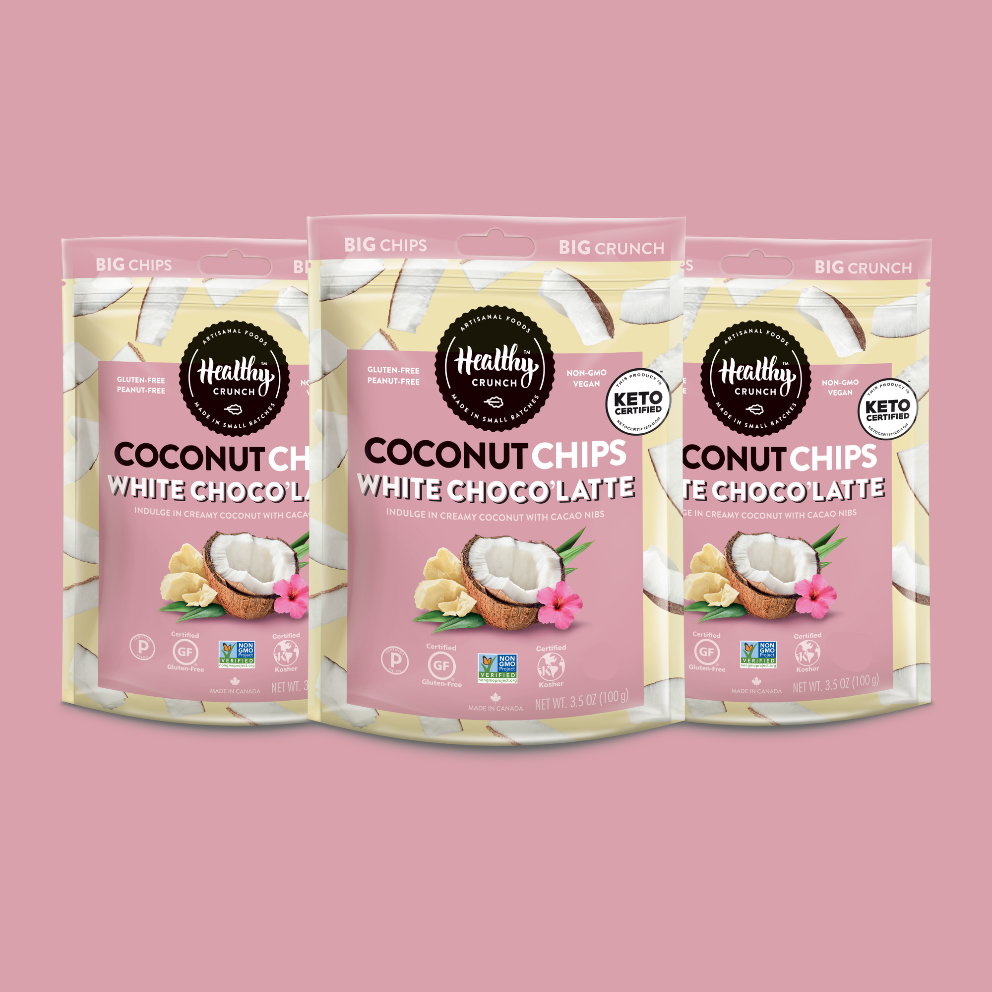 White Choco'Latte Coconut Chips