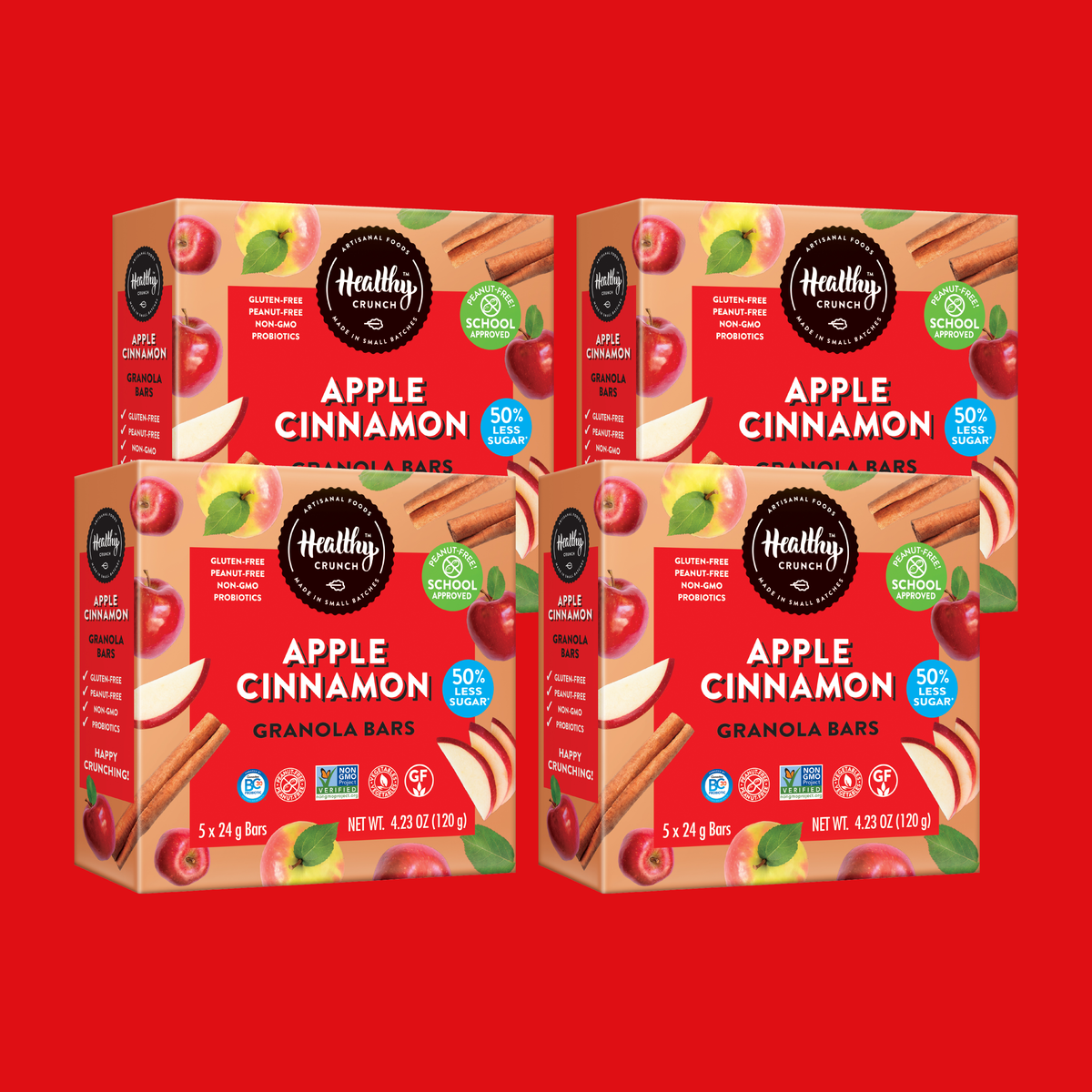 Apple Cinnamon Granola Bars