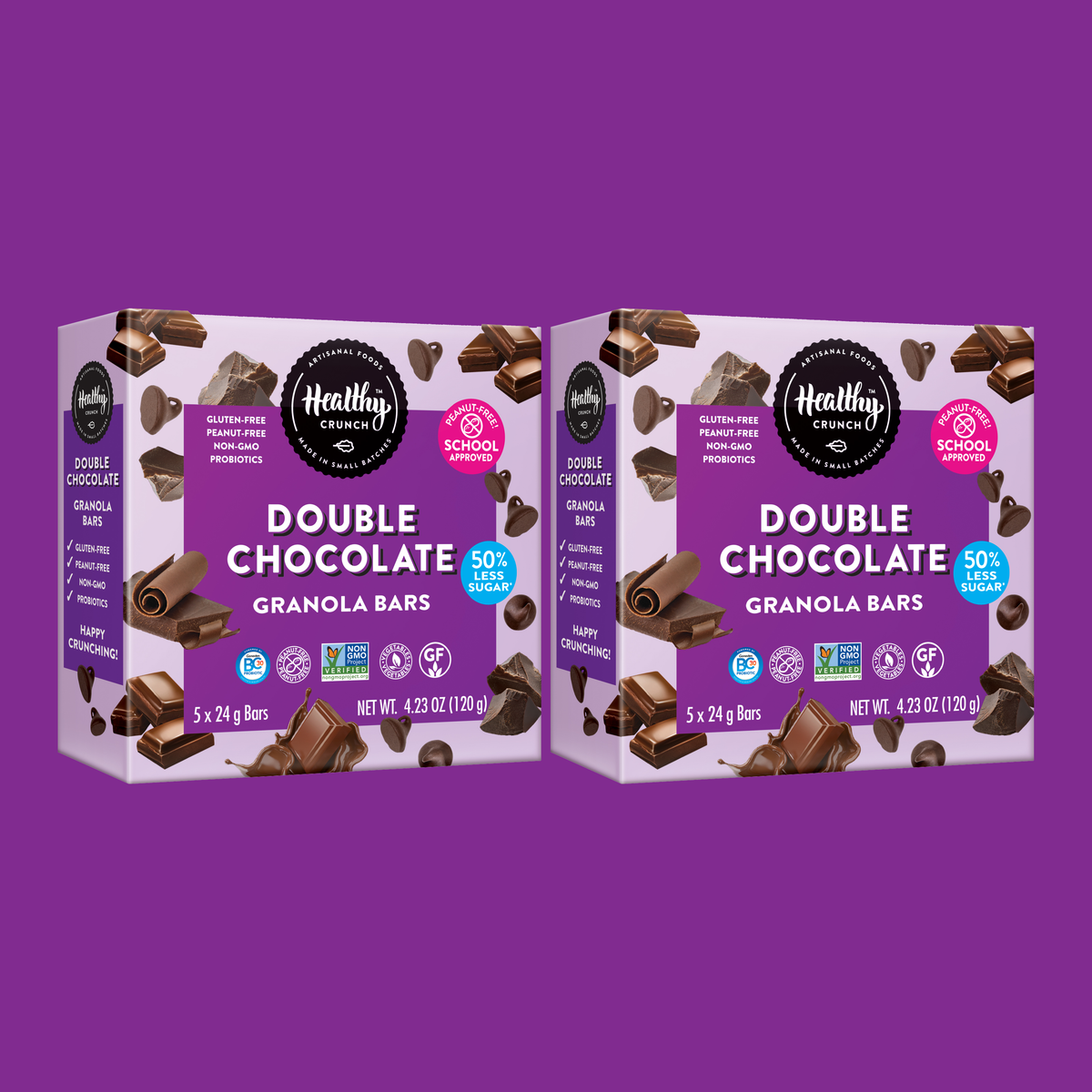 Double Chocolate Granola Bars