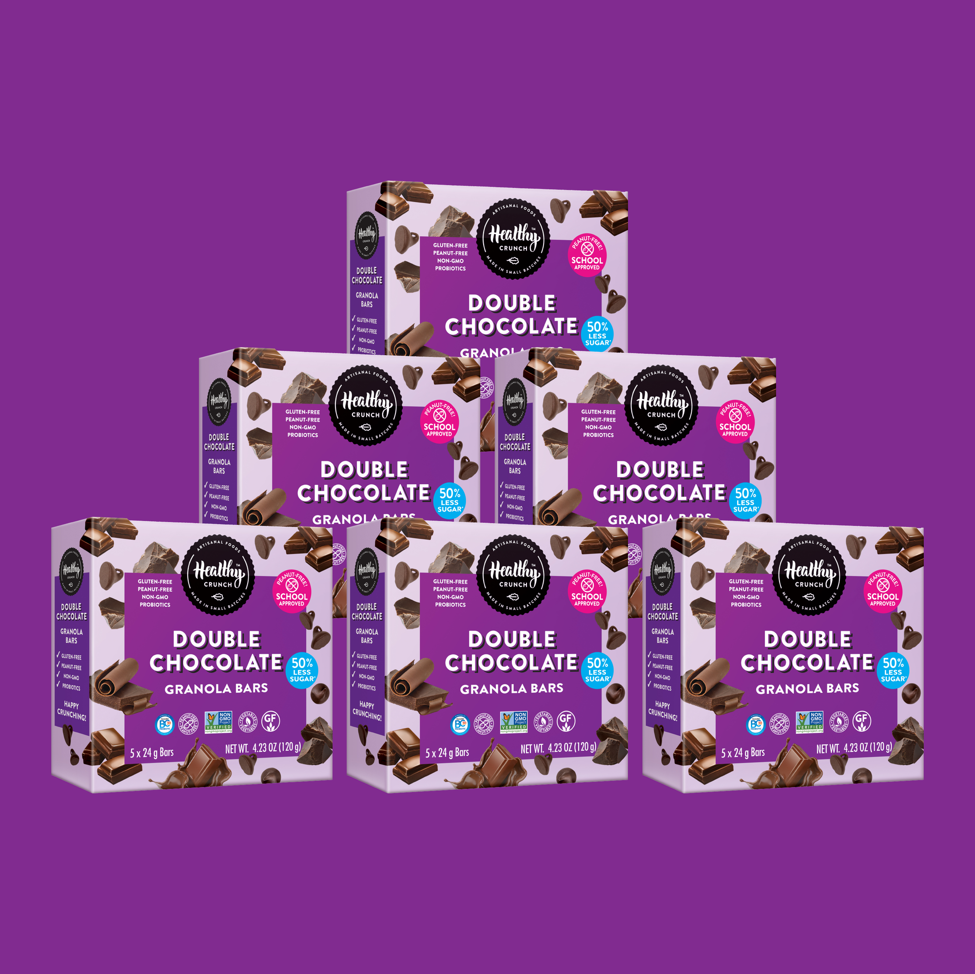 Double Chocolate Granola Bars