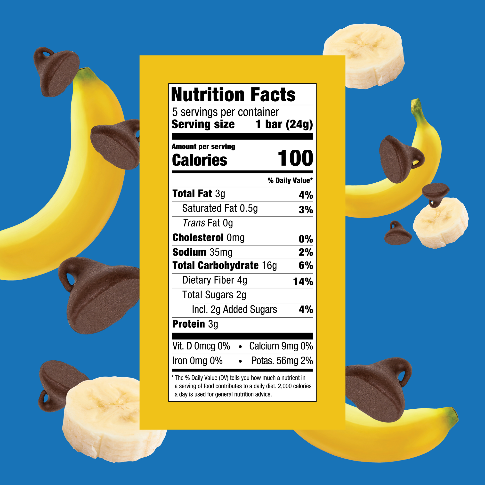 Chocolate Banana Granola Bars