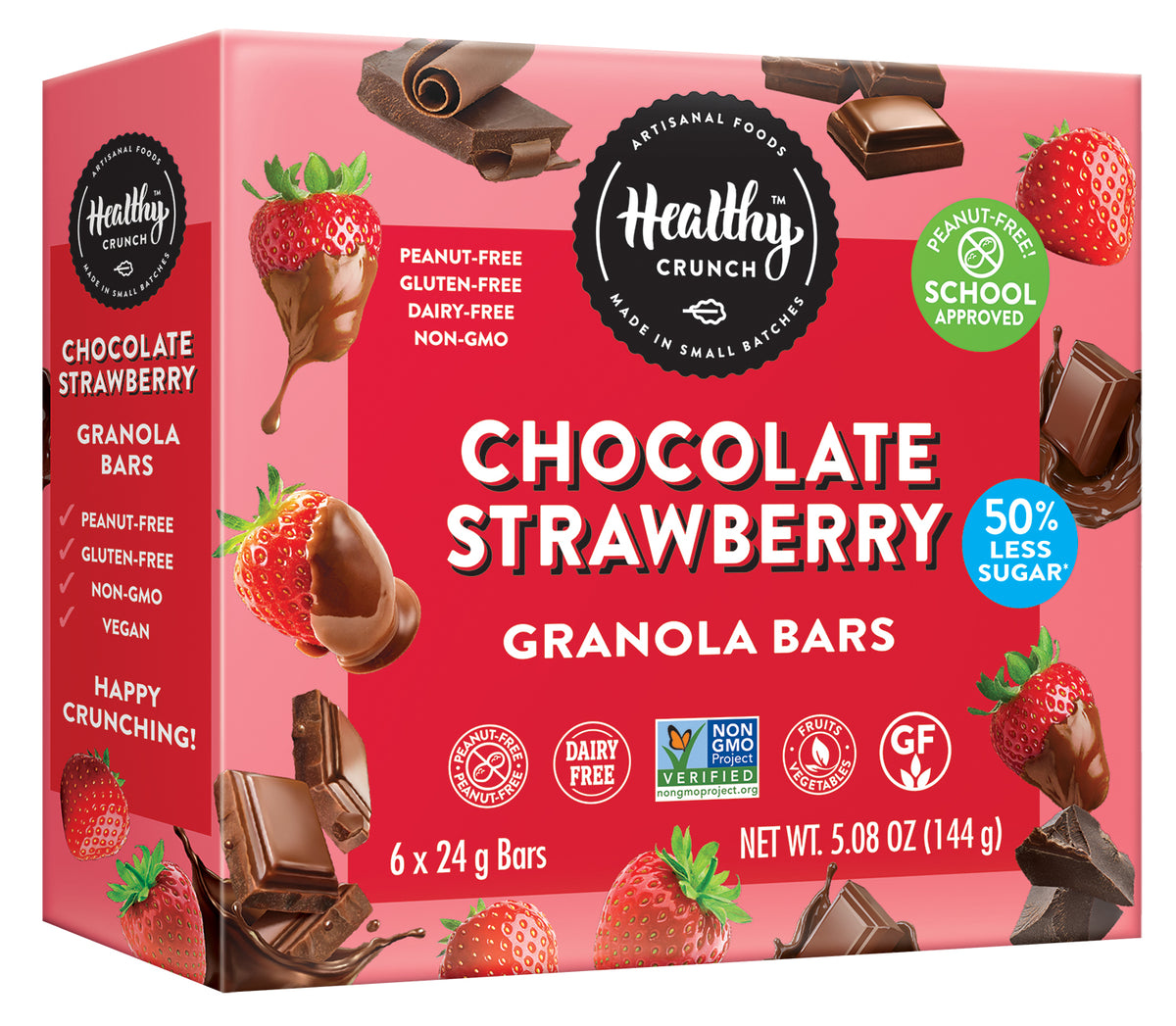 Strawberry Chocolate School Approved® Granola Bars
